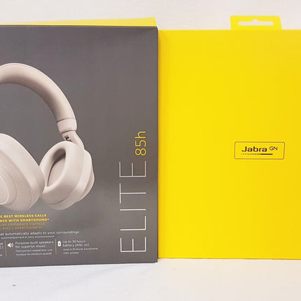 JABRA Elite 85h Ear-Cup (Over the Ear) Wireless Headphones - BEIGE LIKE NEW