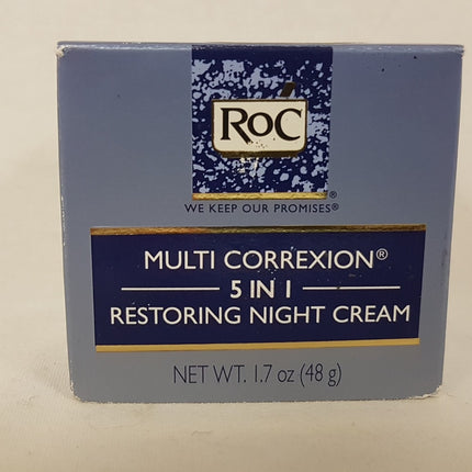 NEW, ROC Multi Correxion 5 in 1 Restoring Night Cream, 1.7oz/48g