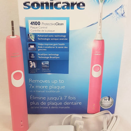 PHILIPS Sonicare 4100 Protective Clean Electric Toothbrush, HX6816/01 PINK