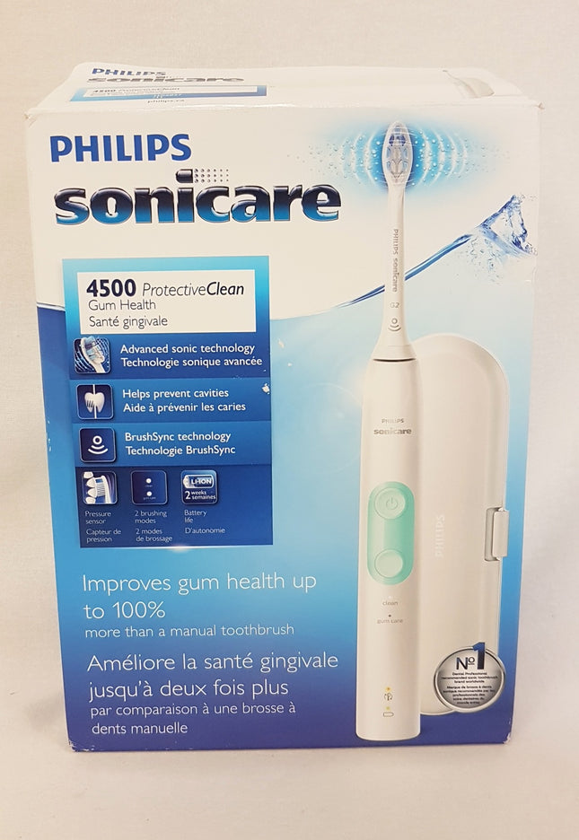PHILIPS Sonicare Protective Clean 4500 Electric Toothbrush,  HX682A - WHITE/AQUA