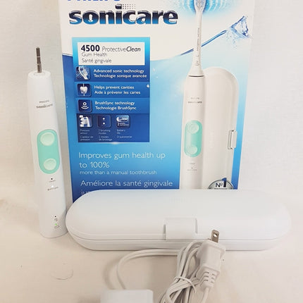 PHILIPS Sonicare Protective Clean 4500 Electric Toothbrush,  HX682A - WHITE/AQUA