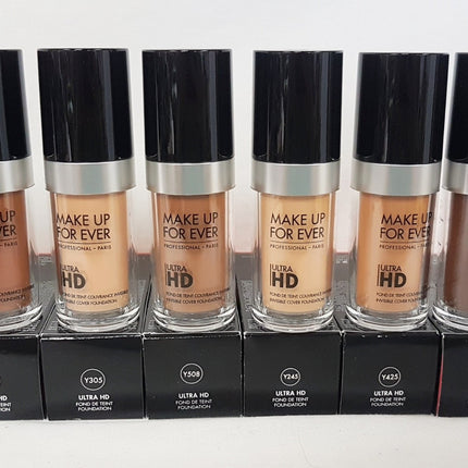 MAKEUP FOREVER ULTRA HD Invisible Cover Foundation 30ml EACH -CHOOSE COLOR SHADE