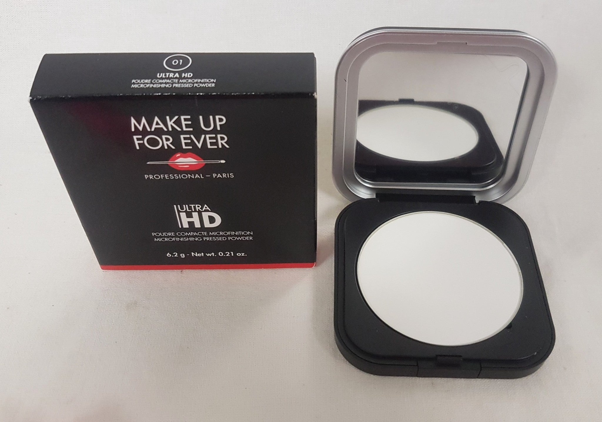 NEW, MAKEUP FOREVER ULTRA HD 01 Microfinising Pressed Powder, 6.2g/0.2 ...