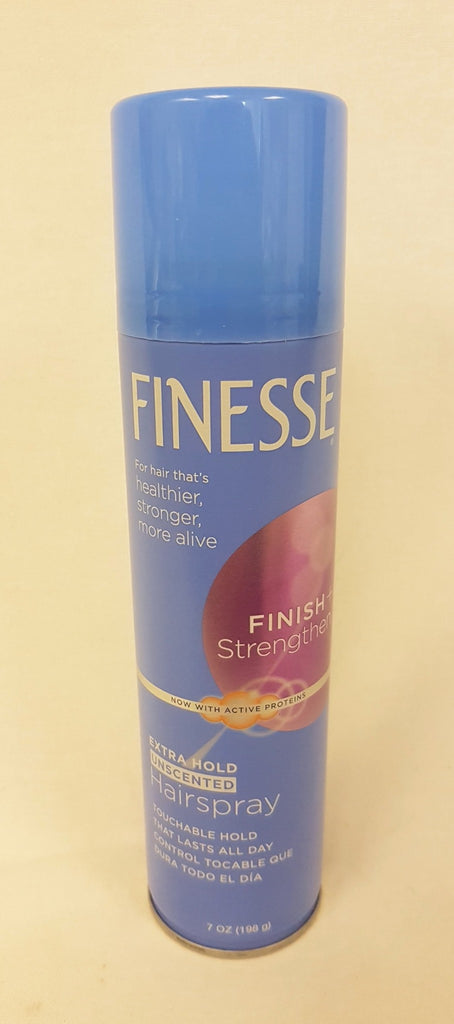 NEW, FINESSE Finish Strengthen Extra Hold Unscented Hairspray 198g/7oz