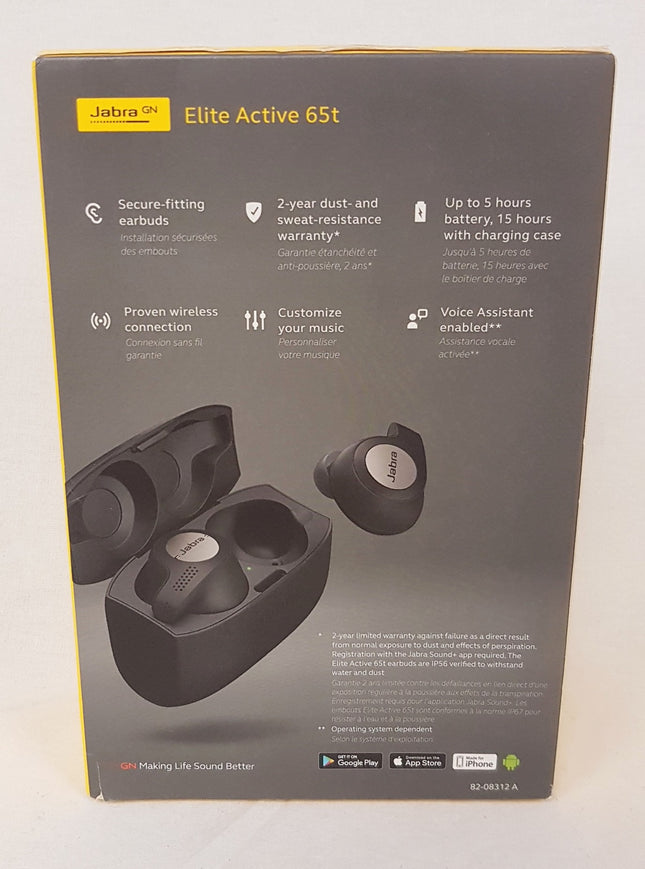 Jabra Elite Active 65t True Wireless Copper Titanium Black