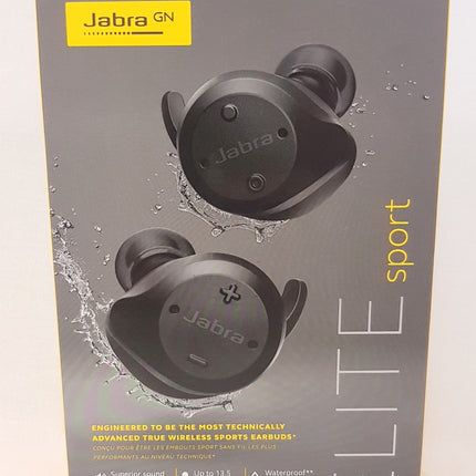 Jabra Elite Sport True-Wireless In-Ear Noise Cancelling Bluetooth Stereo Earbuds