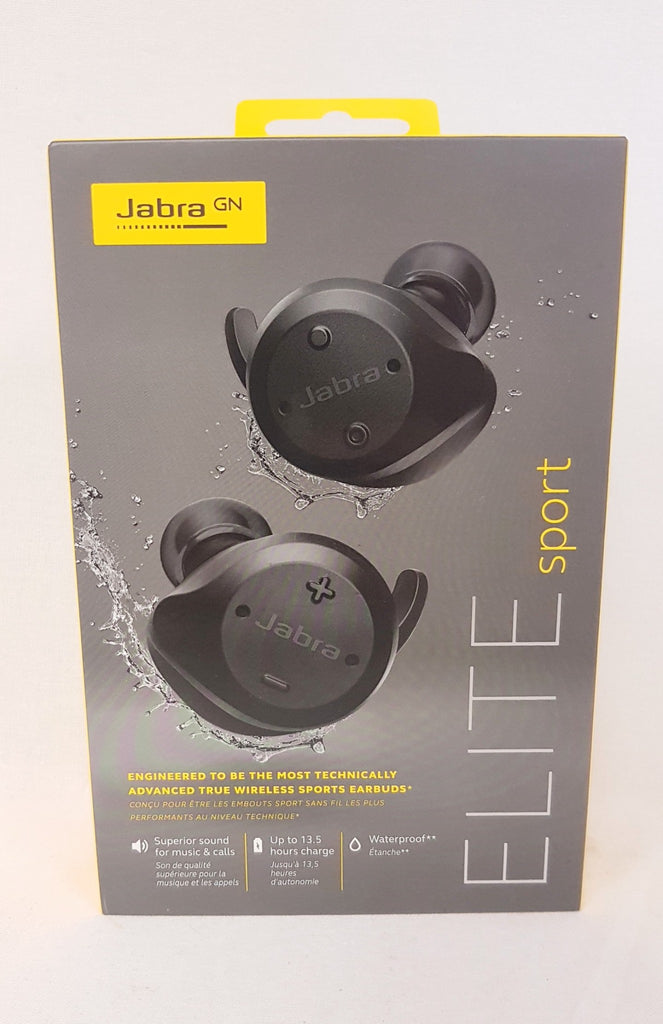 Jabra Elite Sport True-Wireless In-Ear Noise Cancelling Bluetooth Stereo Earbuds