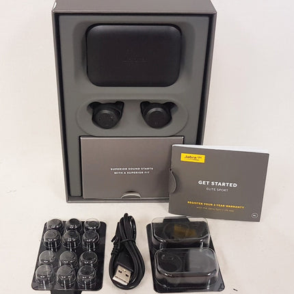 Jabra Elite Sport True-Wireless In-Ear Noise Cancelling Bluetooth Stereo Earbuds