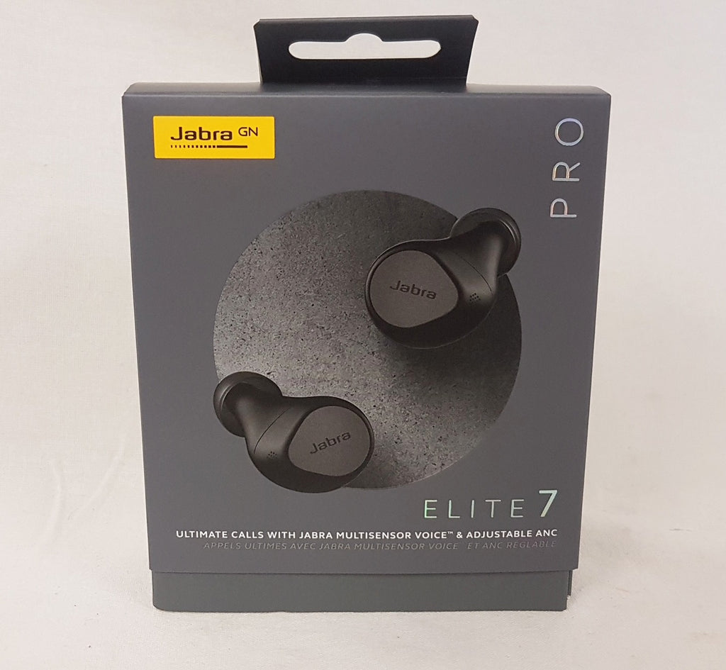 Jabra Elite 7 Pro True Wireless Noise Canceling In-Ear Earbuds -Titanium Black LIKE NEW