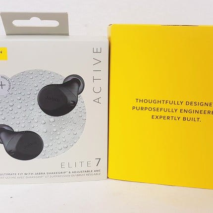 Jabra Elite 7 Active In-Ear Noise Cancelling Truly Wireless Headphones - Black LIKE NEW