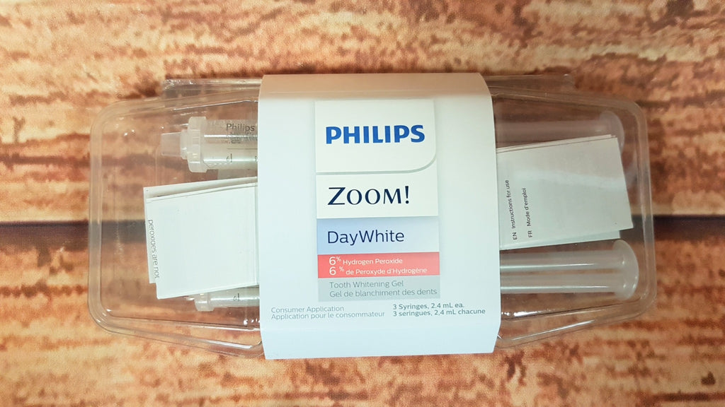 PHILIPS Zoom! DayWhite Tooth Whitening Gel, 3 syringes, 2.4ml each 6% EXP2024-04