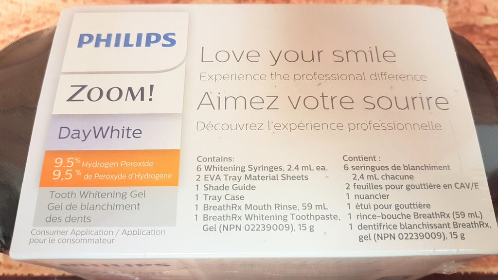 PHILIPS Zoom! DayWhite 9.5% Love your Smile Kit 9.5% Hydrogen Peroxide 2024 July