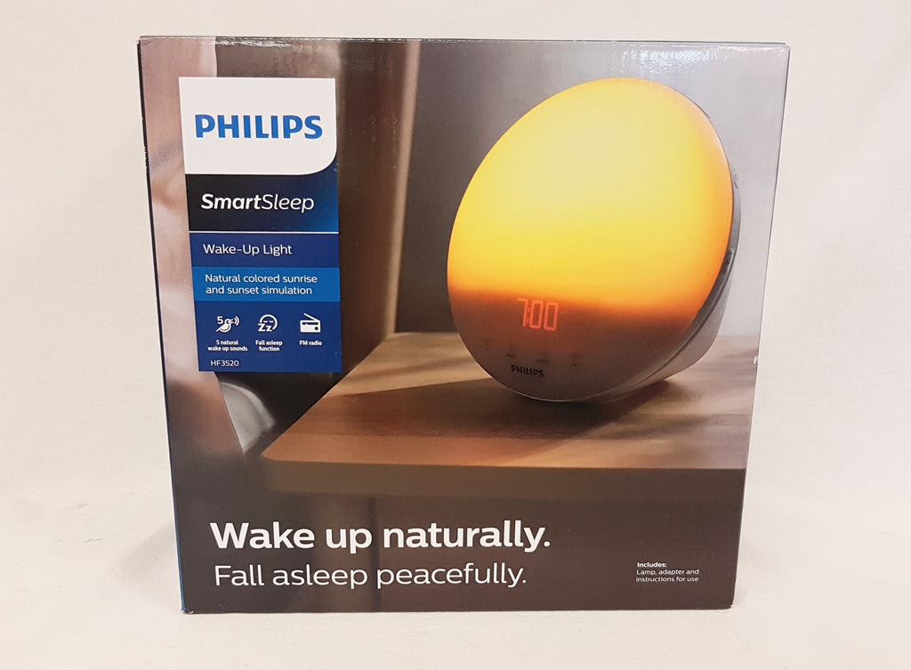 Philips HF3520/60 SmartSleep Colored Sunrise and Sunset Wake-up Light LIKE NEW