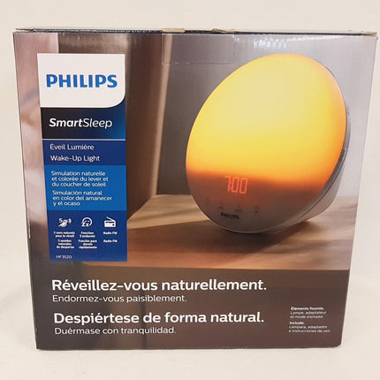 Philips HF3520/60 SmartSleep Colored Sunrise and Sunset Wake-up Light LIKE NEW