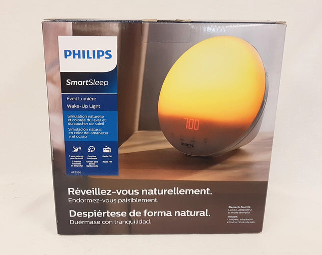 Philips HF3520/60 SmartSleep Colored Sunrise and Sunset Wake-up Light LIKE NEW
