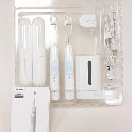 PHILIPS SONICARE Optimal Clean UV Sanitizer Power Toothbrush HX6829/73