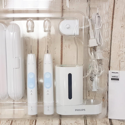 PHILIPS SONICARE Optimal Clean UV Sanitizer Power Toothbrush HX6829/73