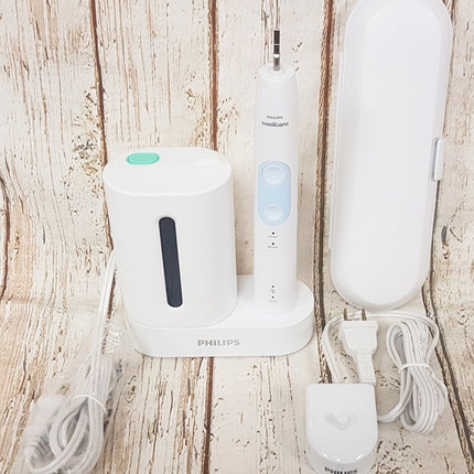 PHILIPS SONICARE Optimal Clean UV Sanitizer Power Toothbrush HX6829/73