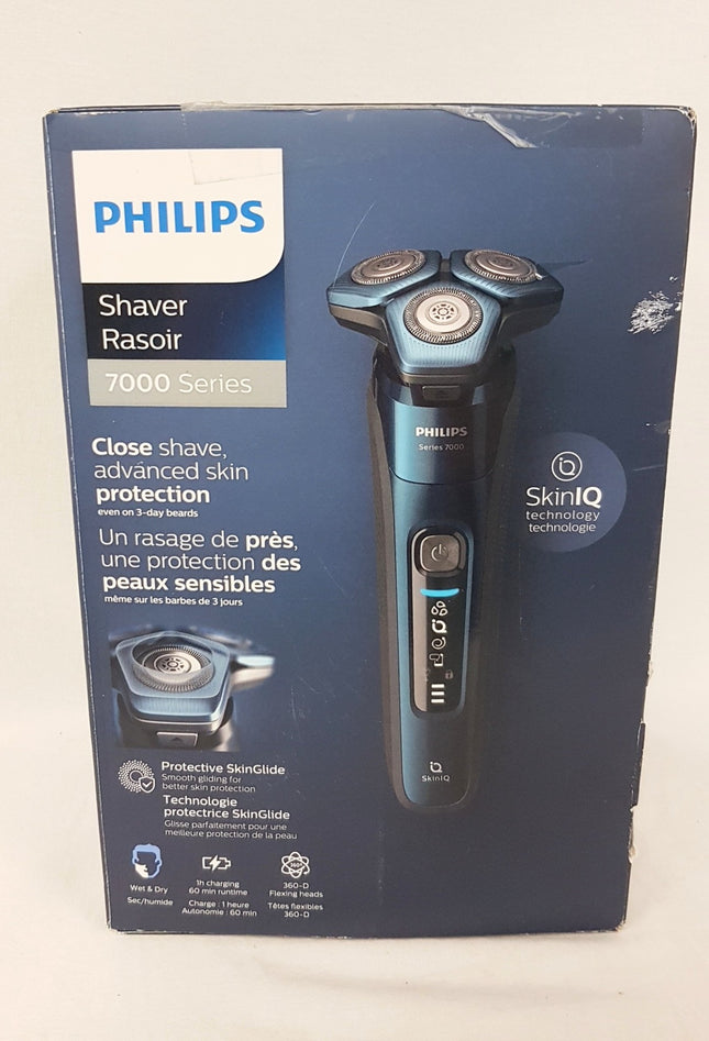 Philips Shaver Series 7000 Wet/Dry Shaver w/Cable-Free Quick Clean Pod, S7786/50 OPEN BOX