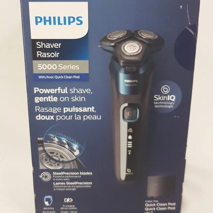 PHILIPS Series 5000 Cordless Shaver Electric Blue, S5579/60 LIKE NEW