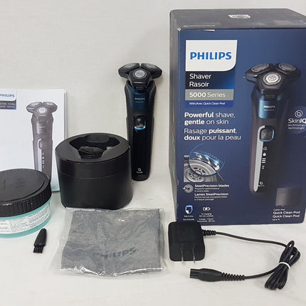 PHILIPS Series 5000 Cordless Shaver Electric Blue, S5579/60 LIKE NEW
