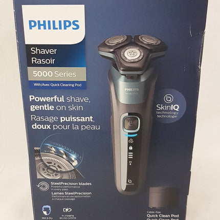 PHILIPS Series 5000 Wet & Dry Electric Shaver, S5586/50 NEW OPEN BOX
