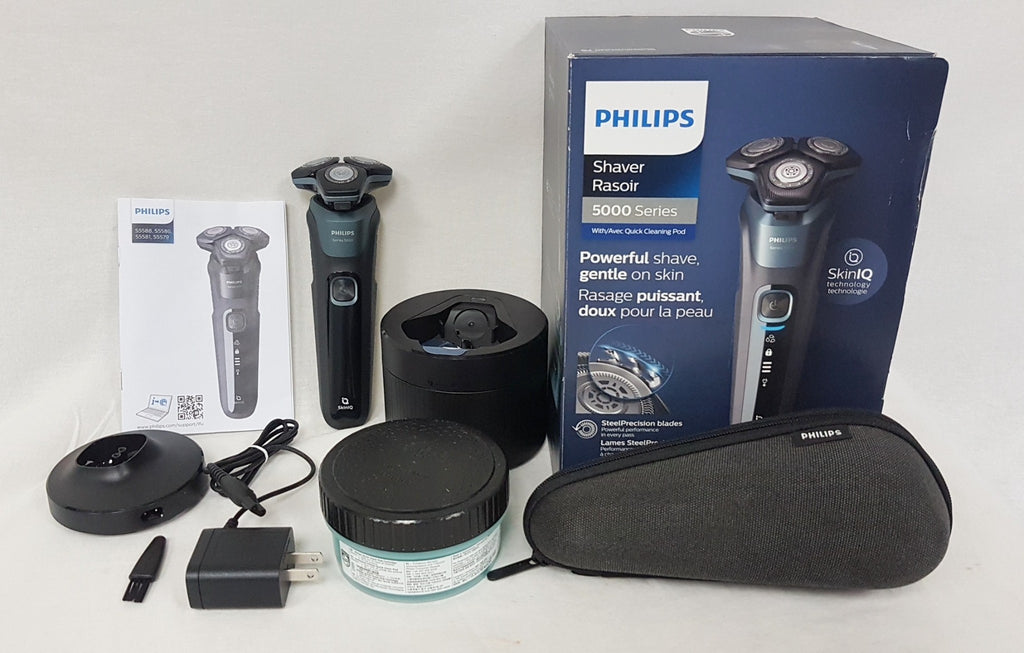 PHILIPS Series 5000 Wet & Dry Electric Shaver, S5586/50 NEW OPEN BOX