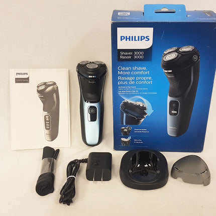 PHILIPS Series 3000 Electric Wet & Dry Shaver, S3133/51 LIKE NEW