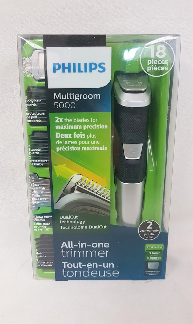 PHILIPS Series 5000 Multigroom All-In-One Trimmer, MG5750/18 NEW OPEN