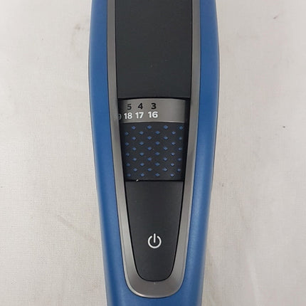 PHILIPS Series 5000 Hair Clipper with Trim-n-Flow PRO, HC5612/15 - BLUE/BLACK LIKE NEW