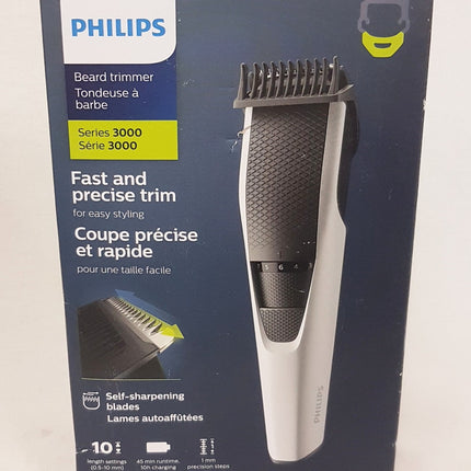 PHILIPS Series 3000 Beard Trimmer, BT3206/16 LIKE NEW