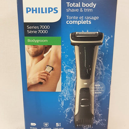 PHILIPS Series 7000 Bodygroom Total Body Shave & Trim, BG7025/15 LIKE NEW