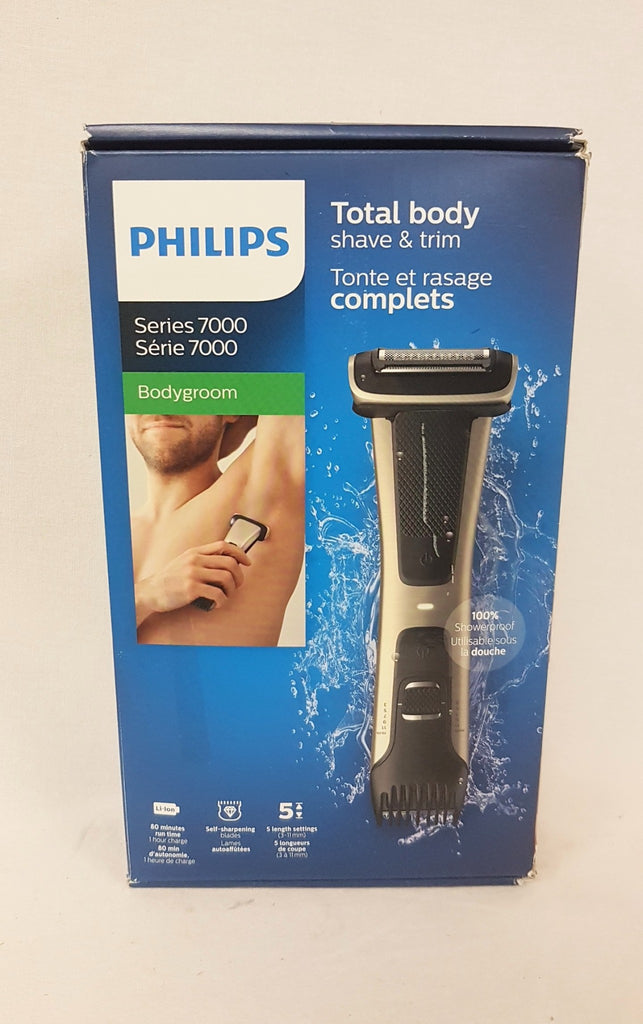 PHILIPS Series 7000 Bodygroom Total Body Shave & Trim, BG7025/15 LIKE NEW