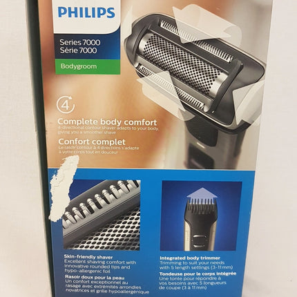 PHILIPS Series 7000 Bodygroom Total Body Shave & Trim, BG7025/15 LIKE NEW