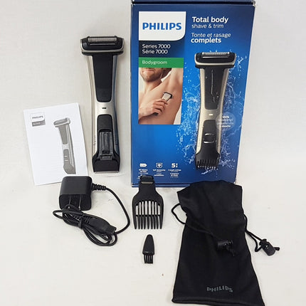 PHILIPS Series 7000 Bodygroom Total Body Shave & Trim, BG7025/15 LIKE NEW