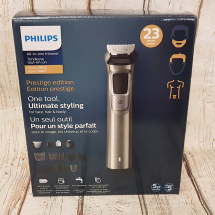 PHILIPS Series 7900 All-In-One Trimmer, MG7790 23 pcs PRESTIGE EDITION (New Open)