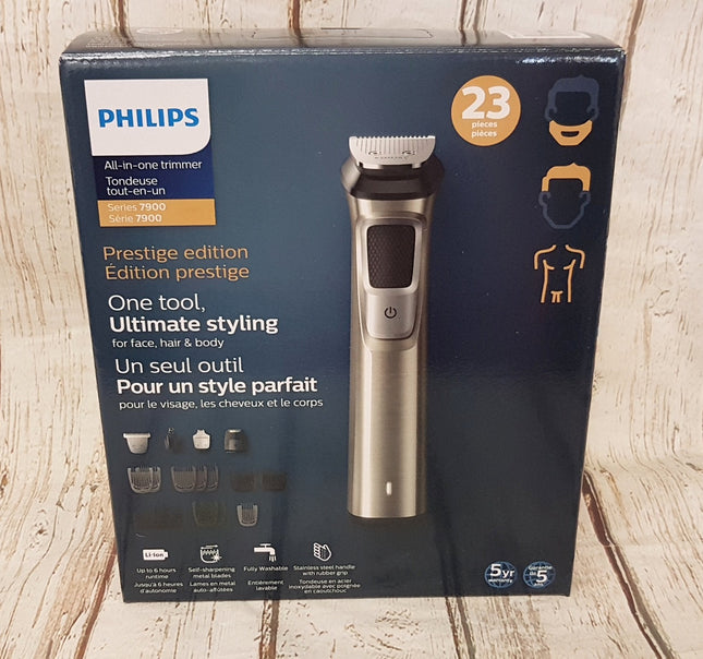 PHILIPS Series 7900 All-In-One Trimmer, MG7790 23 pcs PRESTIGE EDITION (New Open)