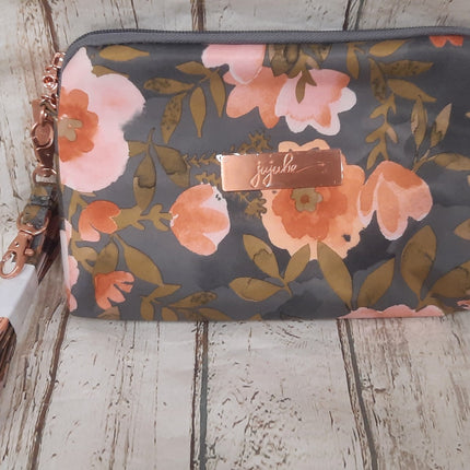 JuJuBe Portable Cosmetic Travel Toiletry 3 Bag Set, Whimsical Whisper 17SB01RG