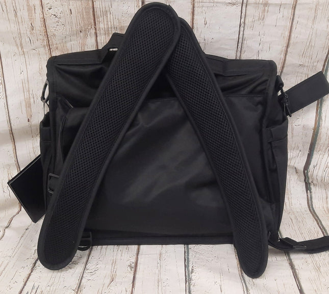 NEW, JuJuBe B.F.F Unisex ONYX Diaper Backpack Bag, BLACK OUT 15FM02X