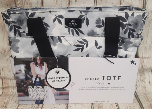 NEW, JuJuBe Encore Tote Diaper Bag, Watercolor Ice 18FF03X