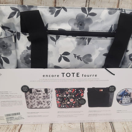 NEW, JuJuBe Encore Tote Diaper Bag, Watercolor Ice 18FF03X