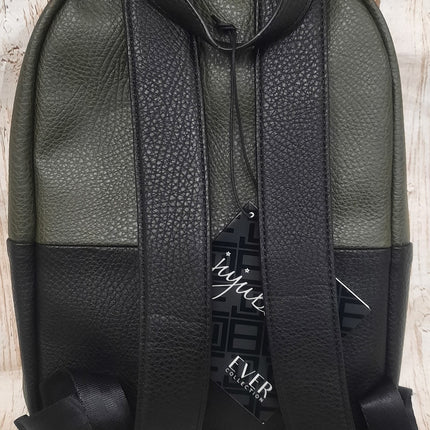 NEW, JuJuBe Ever Collection Mini Vegan Leather Backpack, OLIVE 18LB04LO