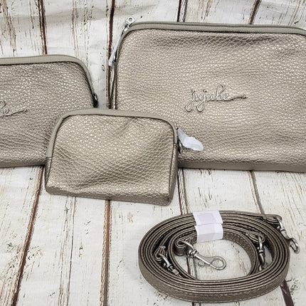 NEW, JuJuBe Unisex Vegan Leather 3 Baglets Set, Luminaire 18LA01LS