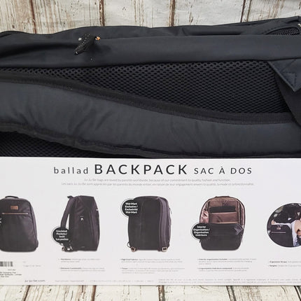 NEW, JuJuBe Multifunction Ballad Backpack Diaper Bag, Black Rose 18BP05R