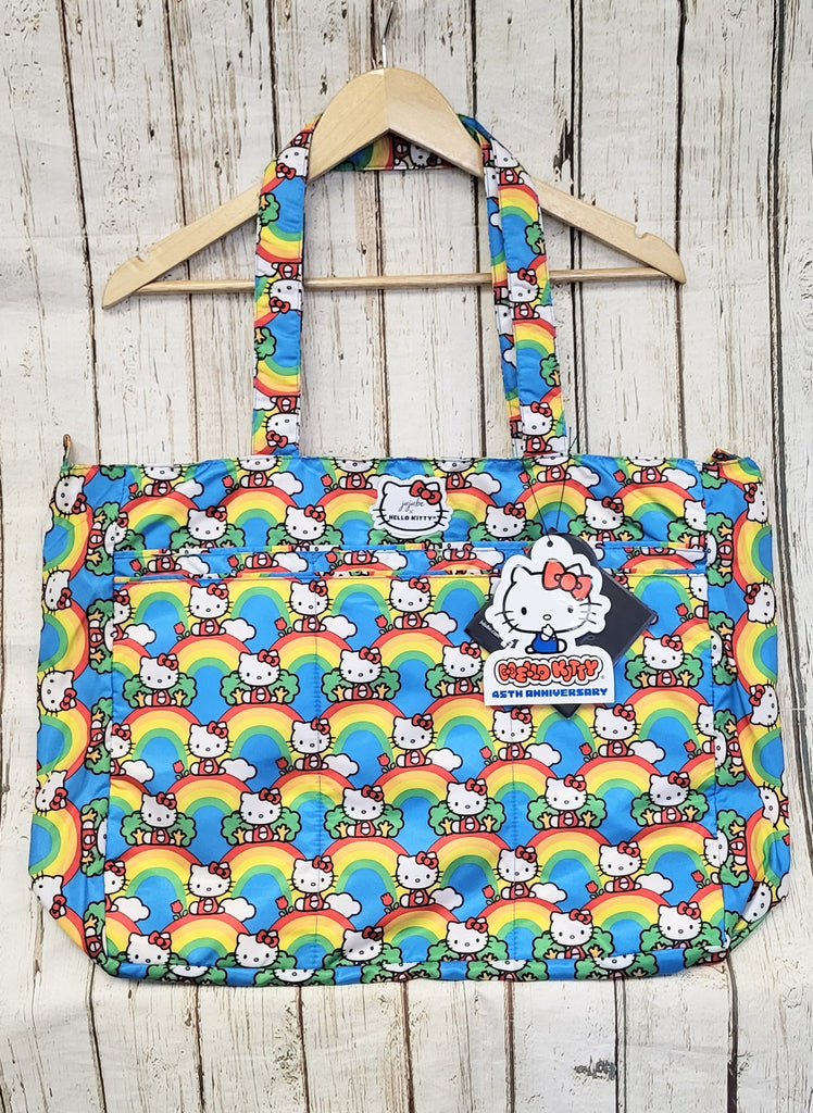 NEW, JuJuBe Super Be Hello Kitty Rainbow Tote Bag, JB31100