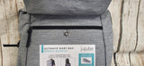 NEW, JuJuBe 4-in-1 Core Convertible Diaper Bag Glacier Gray, JB21430