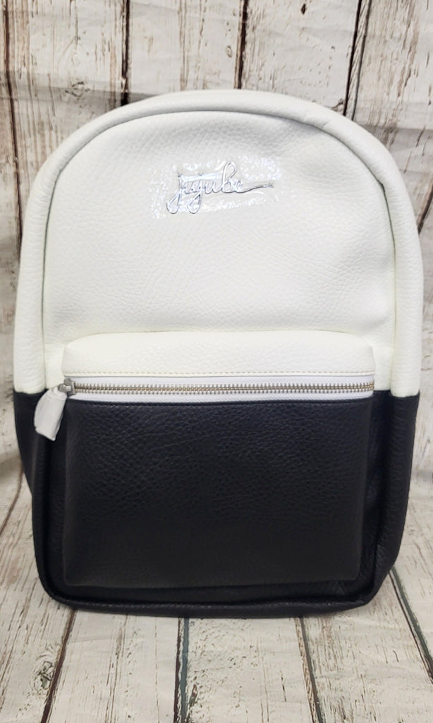 NEW, JuJuBe Ever Collection Mini Diaper Backpack BLACK/WHITE, 18LB04LO
