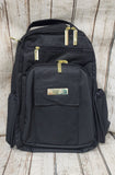 JuJuBe Be Right Back Diaper Backpack, 17BP01 BLACK/GOLD