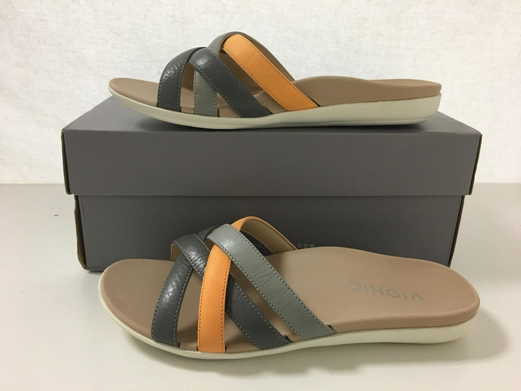 New Vionic Mirage Dava Sandal Light Gray 5