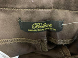 New Bellina Straight Leg Side Zip Pant Brown 4